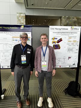 Leonid at the DAC 2025 Young Fellows poster session