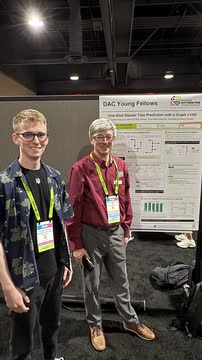 Leonid at the DAC 2026 Young Fellows poster session