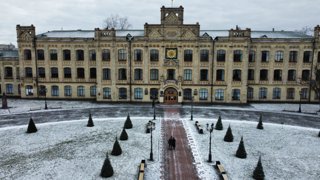 Igor Sikorsky Kyiv Polytechnic Institute in winter