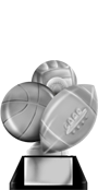 Second-place trophy