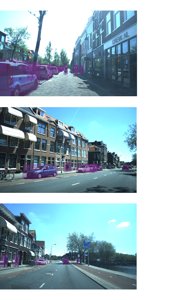 View-of-Delft camera frames with detected vehicles alongside the matching radar point clouds